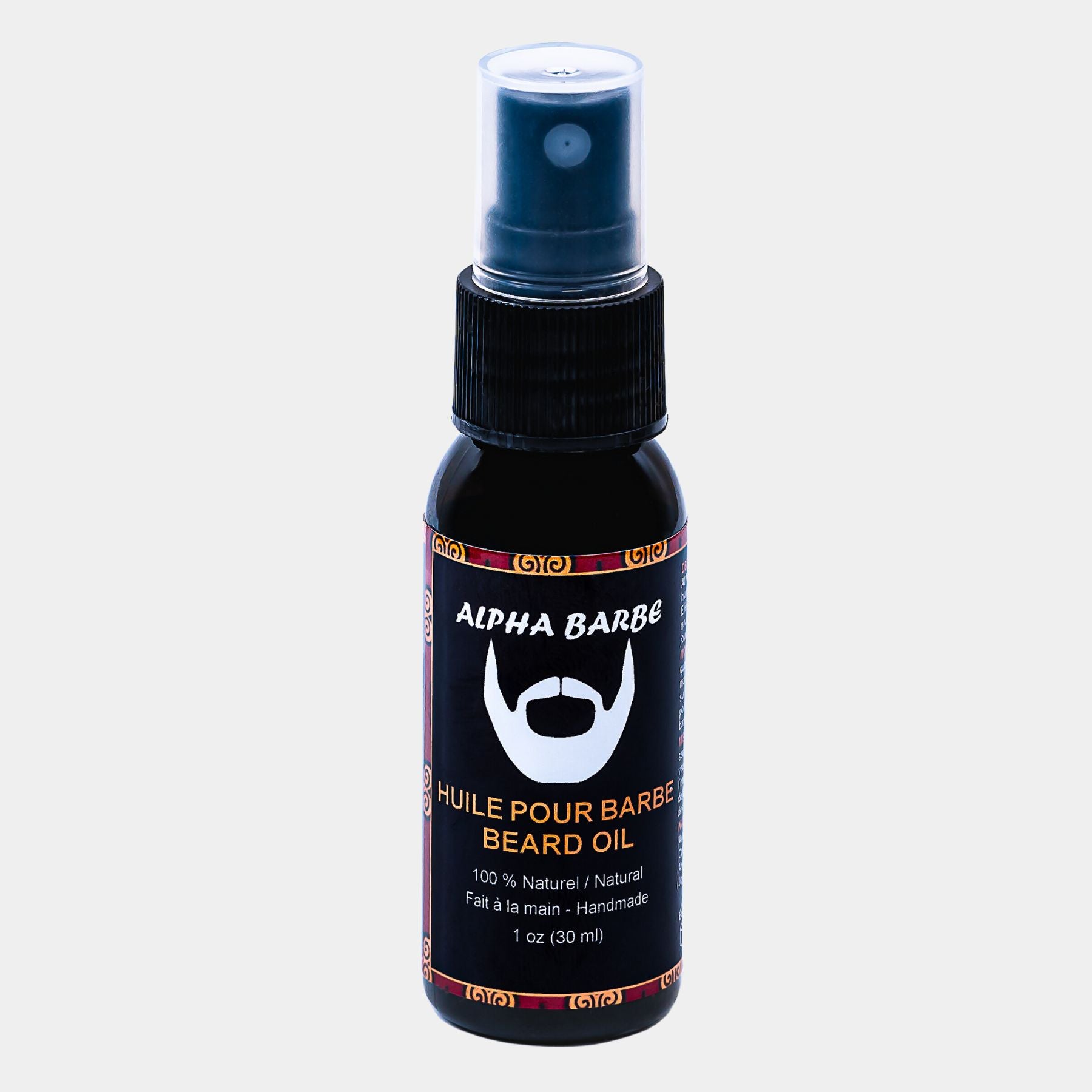 Porte-huile à Barbe Onesociety Noir - Support Pour 3 Flacons De 30 Ml, Moderne