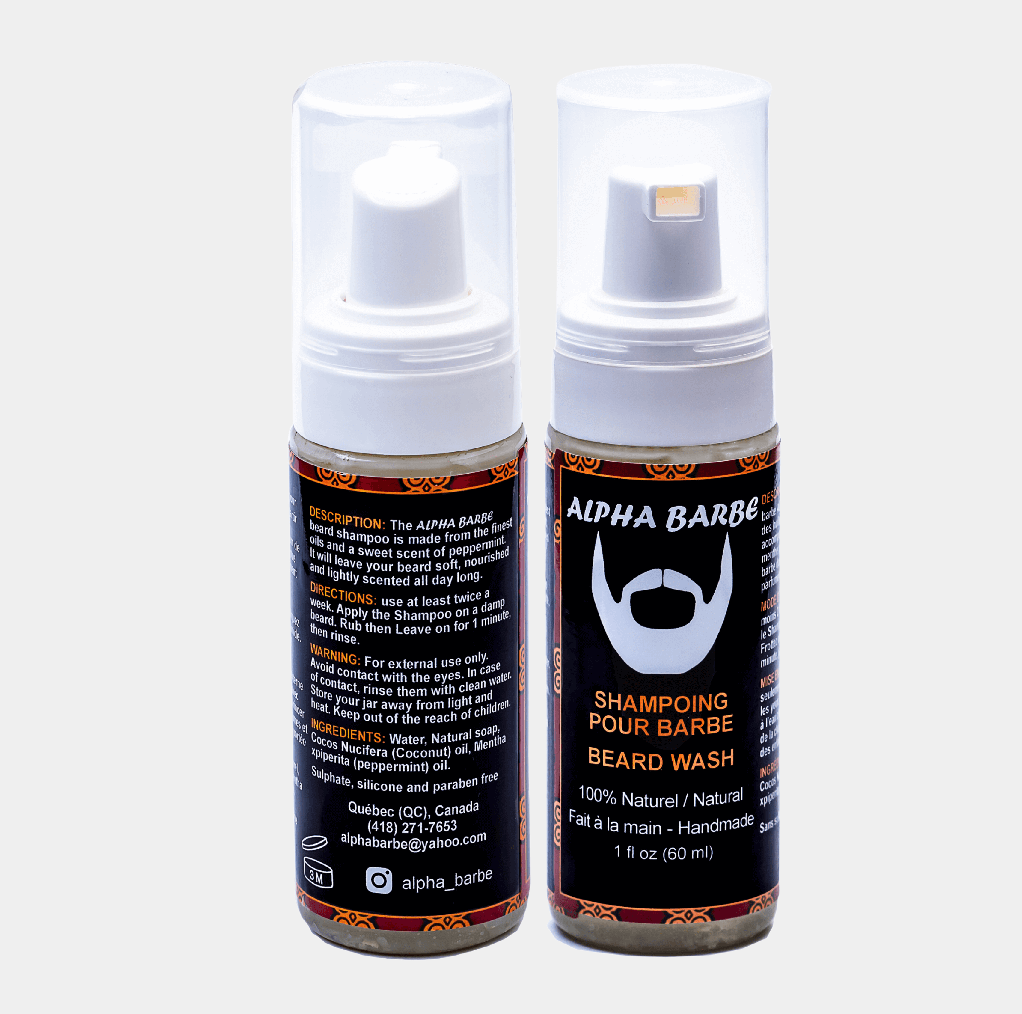 Shampooing pour barbe
